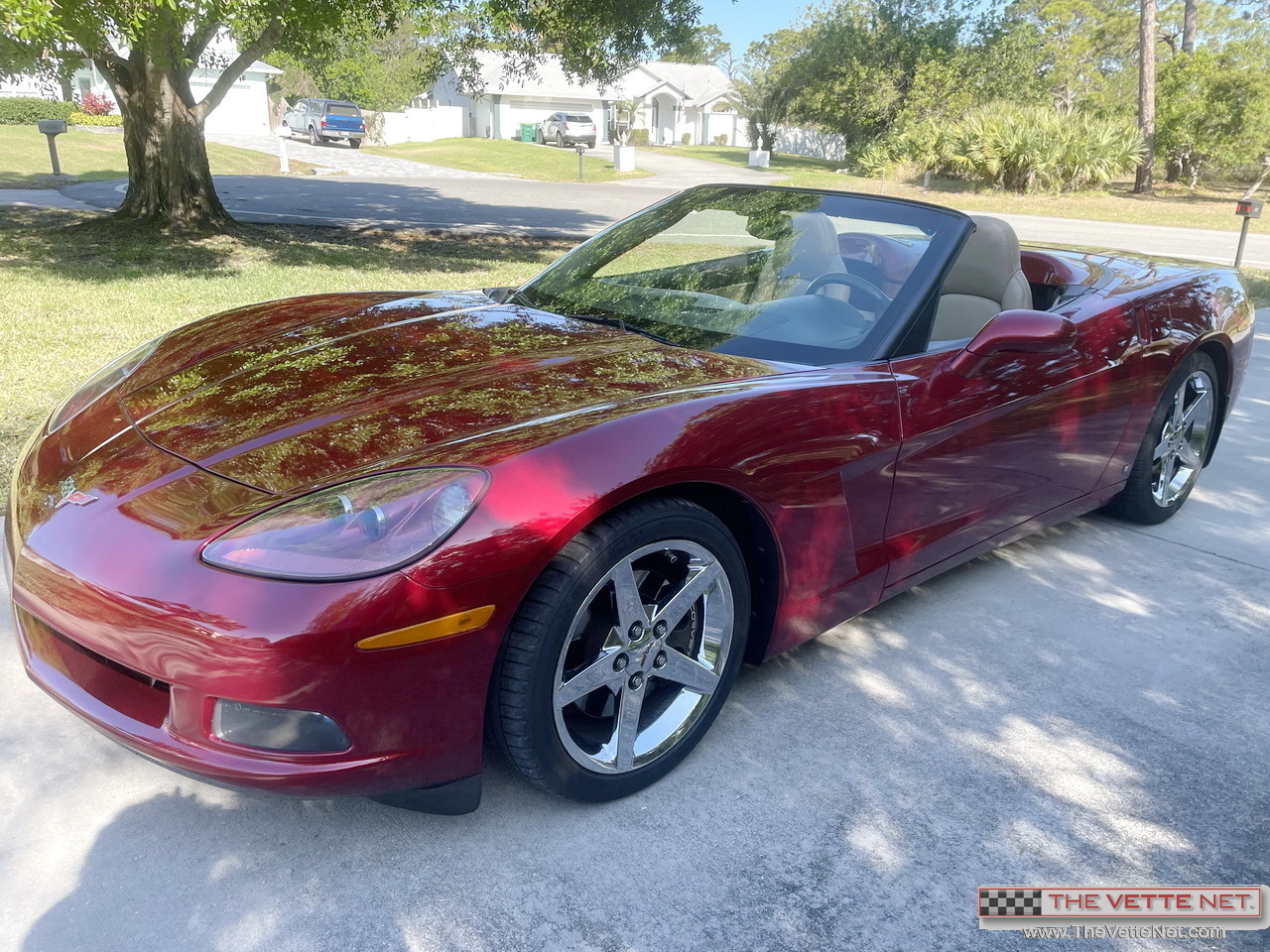 2008 Corvette Convertible Crystal Red Metallic