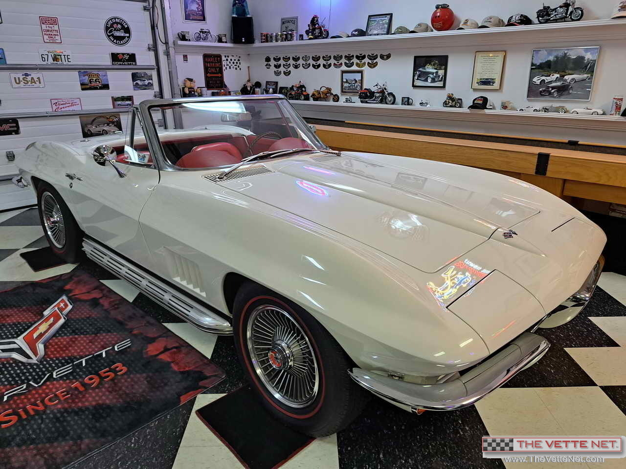 1967 Corvette Convertible Ermine White