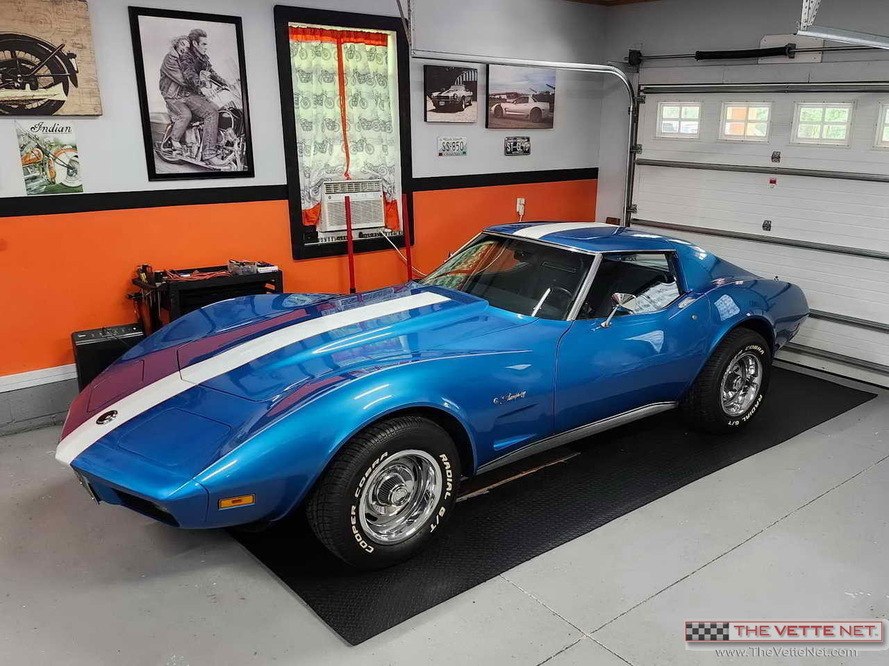 1974 Corvette T-Top Medium Blue