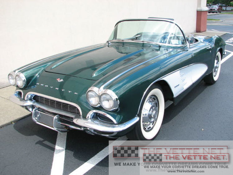 1961 Corvette Convertible Green