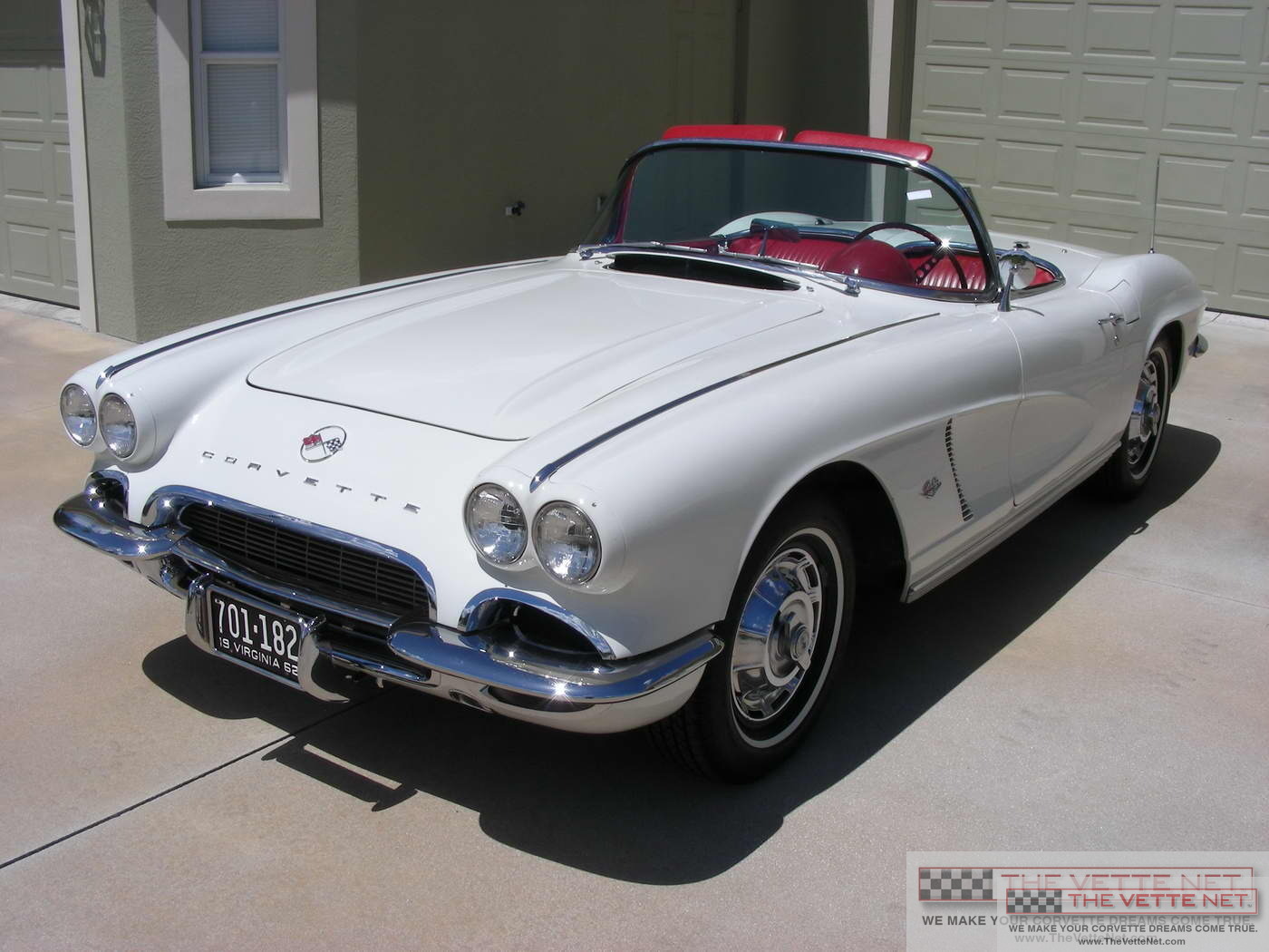 1962 Corvette Convertible Ermine White