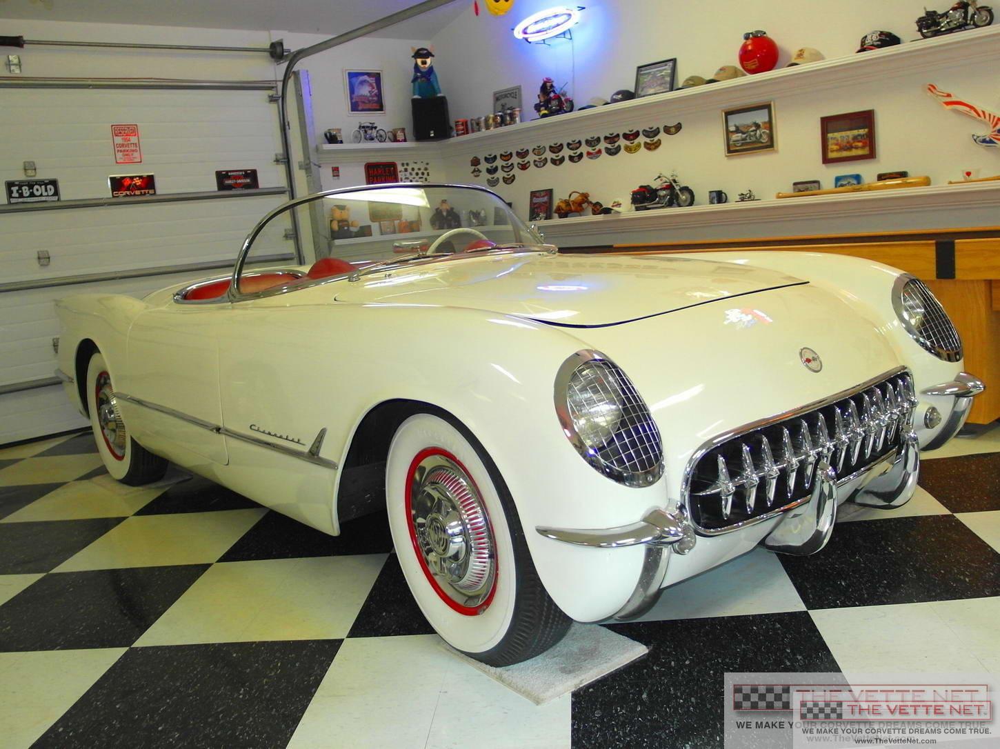 1954 Corvette Convertible White