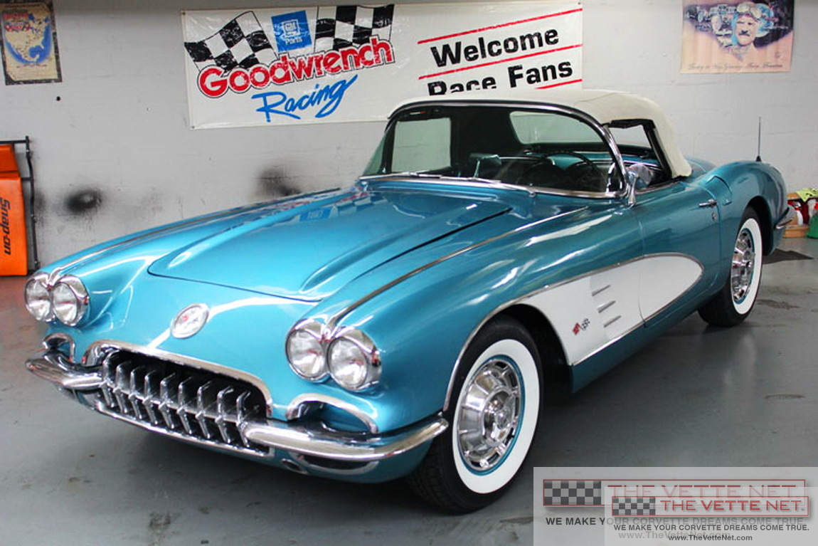 1960 Corvette Convertible Tasco Turquoise