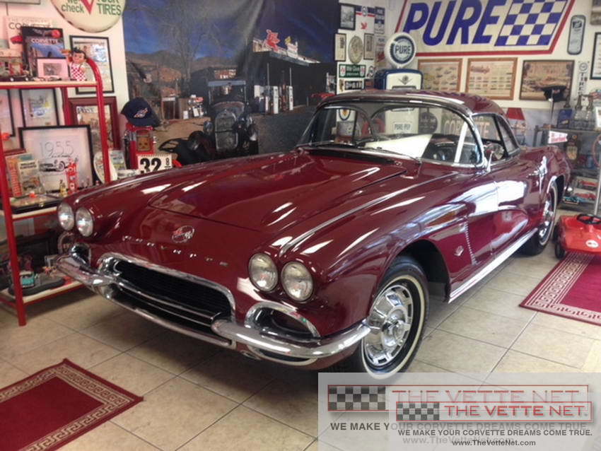 1962 Corvette Convertible Honduras Maroon