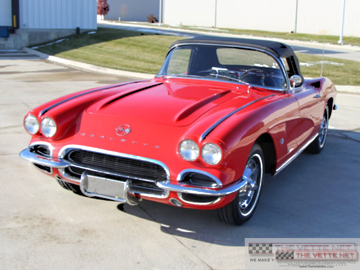 1962 Corvette Convertible Roman Red
