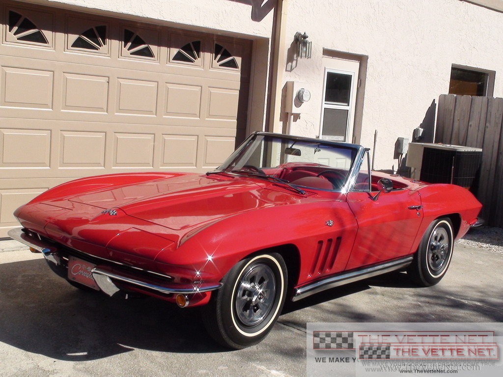 1965 Corvette Convertible Red