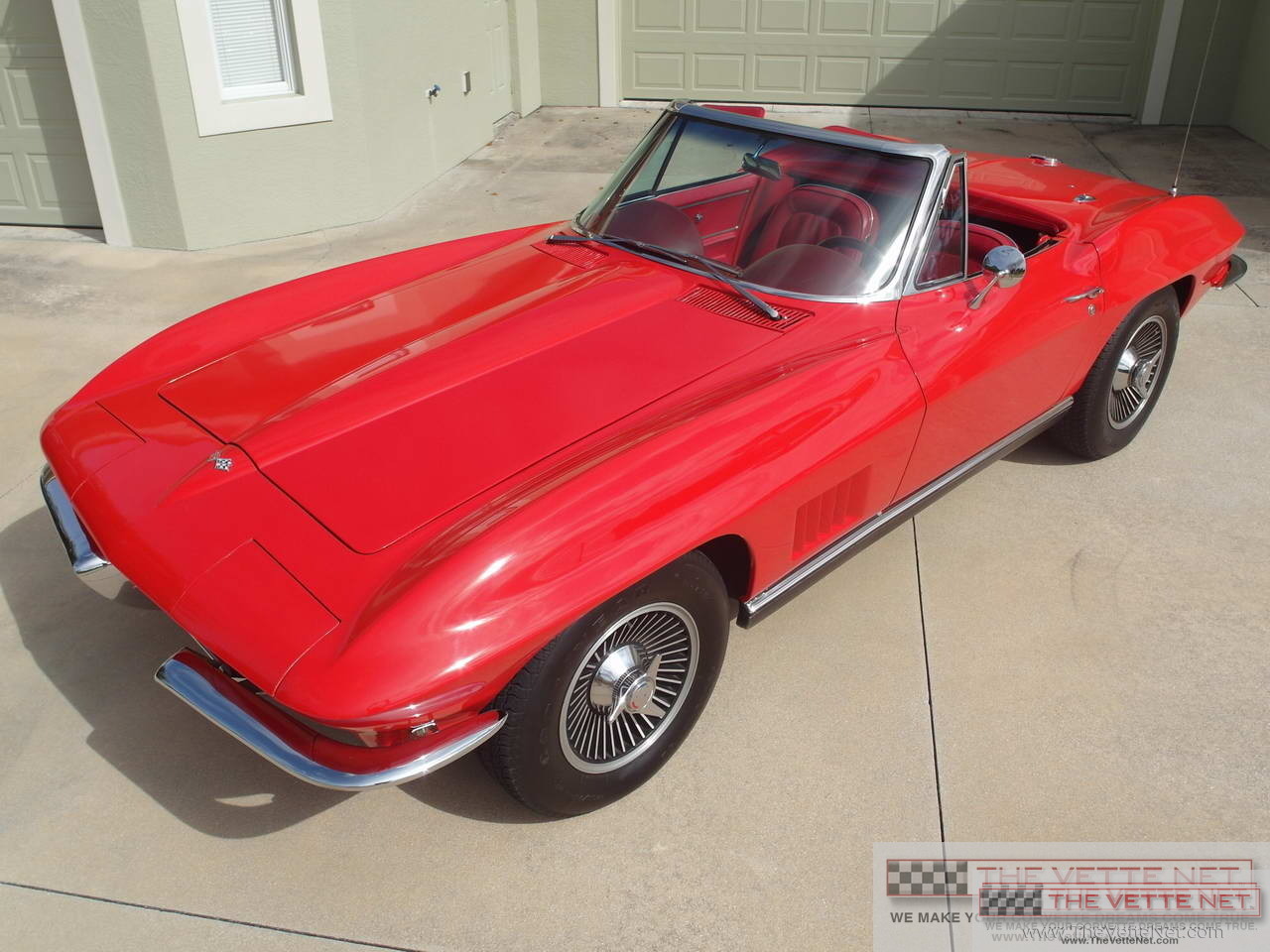 1967 Corvette Convertible Red