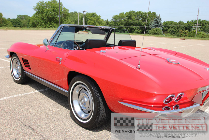 1967 Corvette Convertible Red
