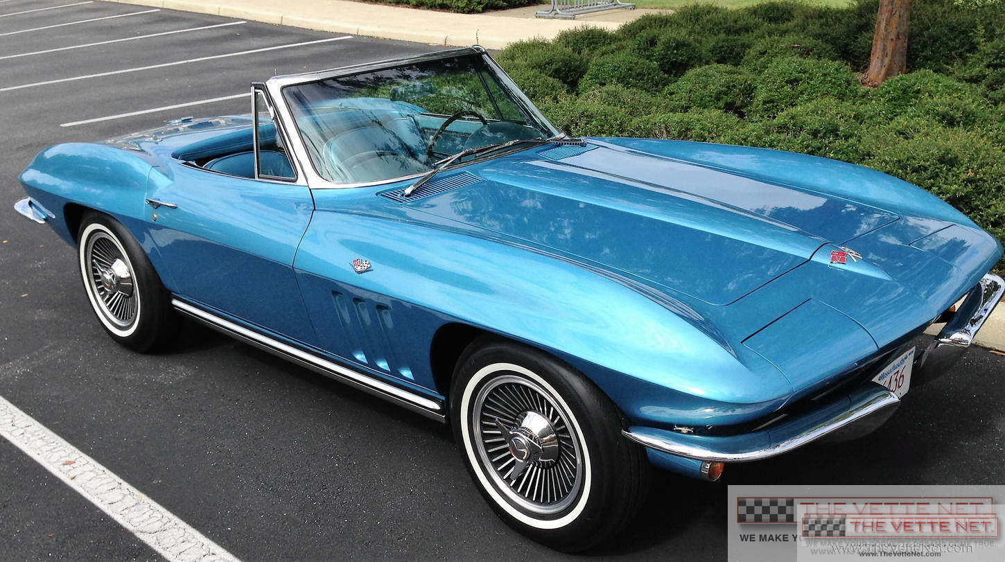 1965 Corvette Convertible Nassau Blue