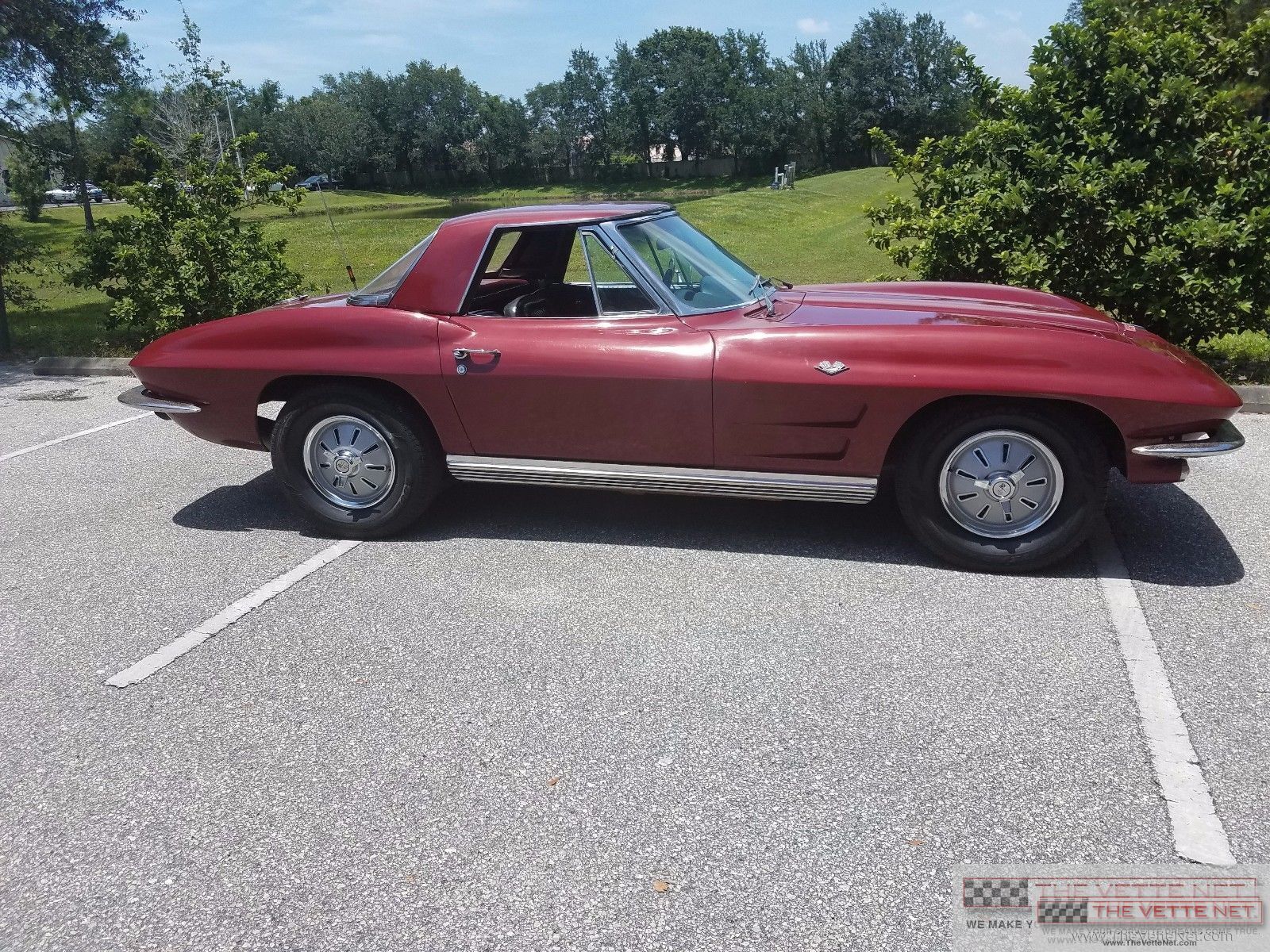 1964 Corvette Convertible Dark Red