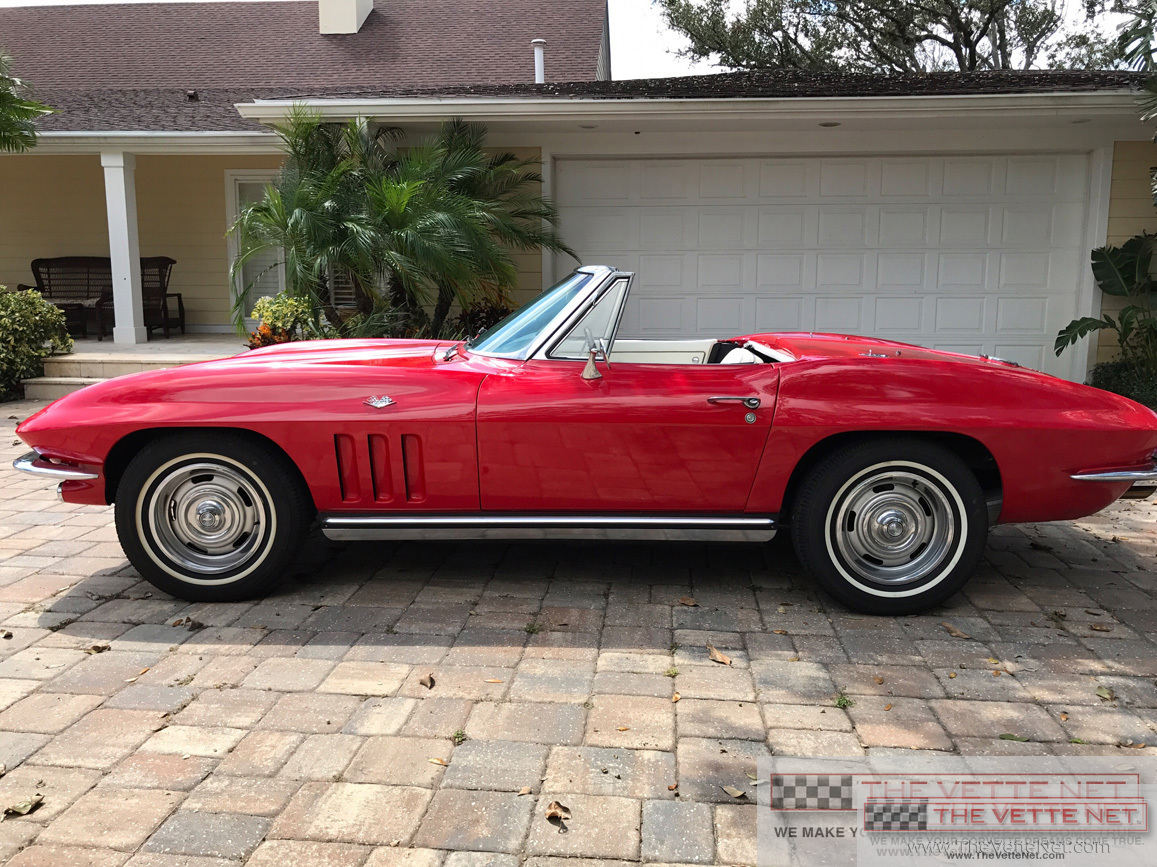 1965 Corvette Convertible Red
