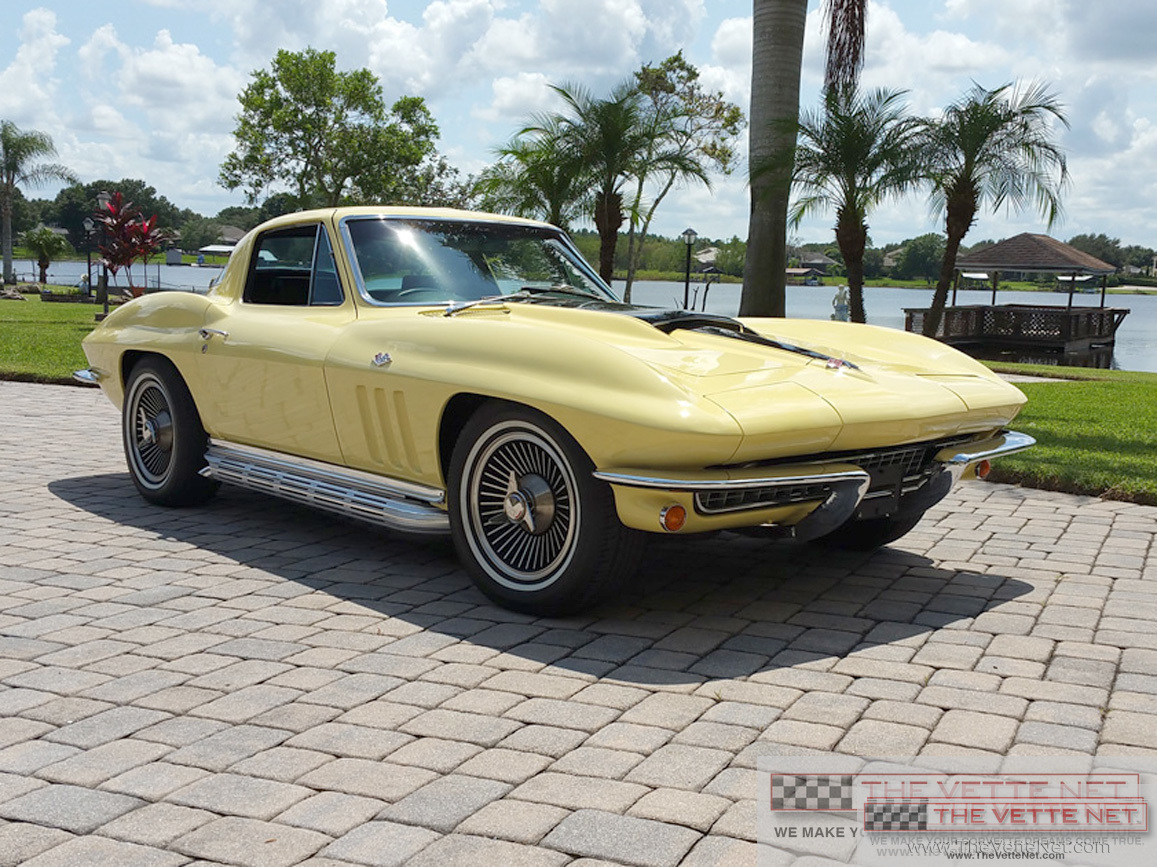 1966 Corvette Coupe Sunfire Yellow