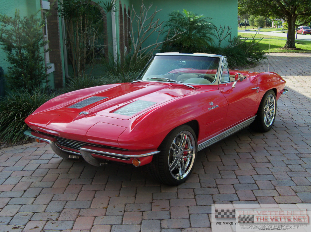 1963 Corvette Convertible Red