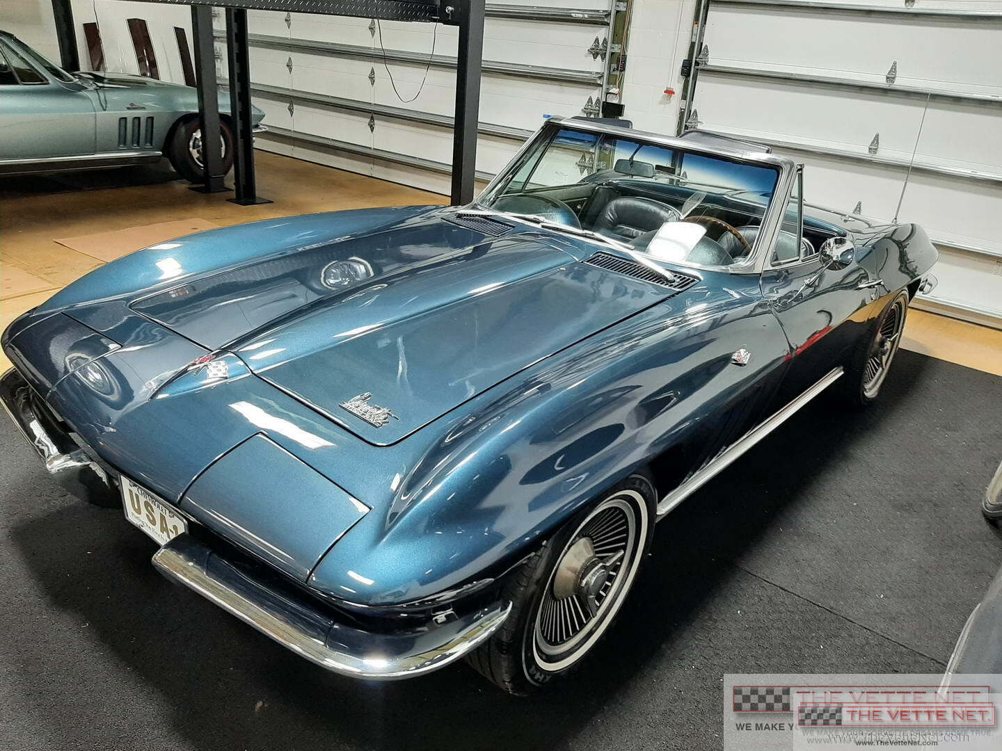 1966 Corvette Convertible Laguna Blue
