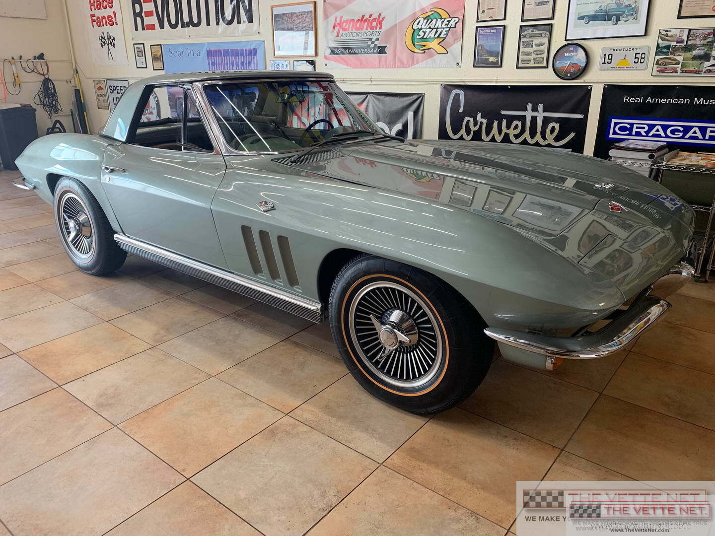 1966 Corvette Convertible Mosport Green