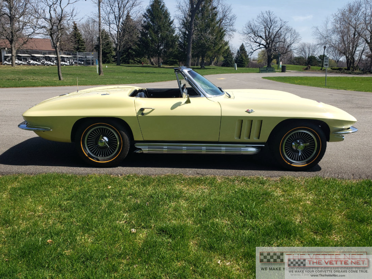 1965 Corvette Convertible Goldwood Yellow