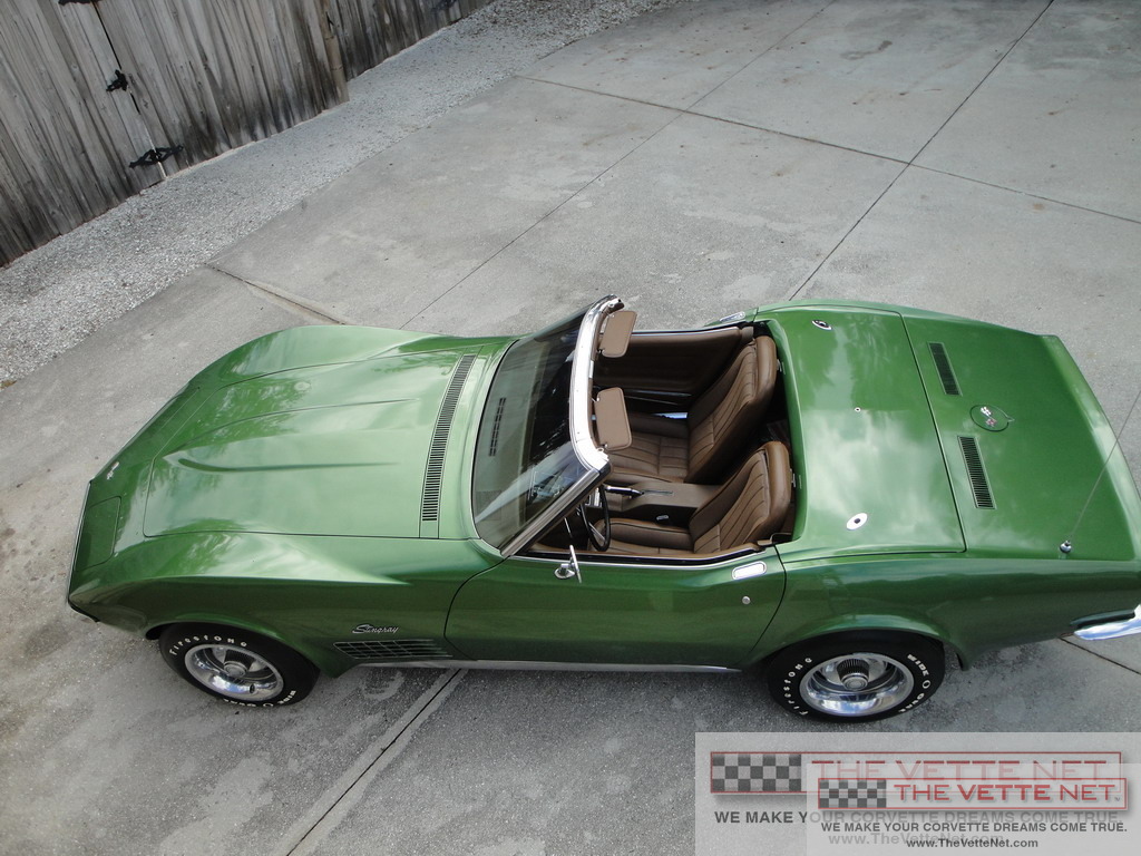 1972 Corvette Convertible Elkhart Green