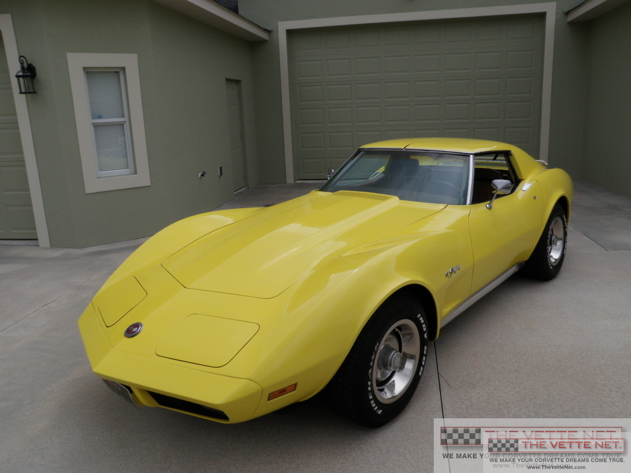 1974 Corvette T-Top Bright Yellow 56L