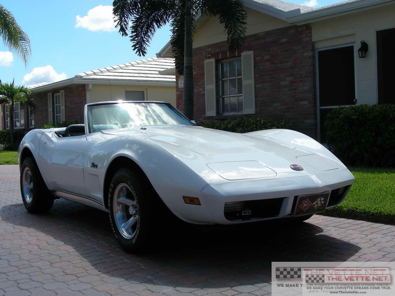 1974 Corvette Convertible White