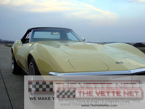 1968 Corvette Convertible Safari Yellow