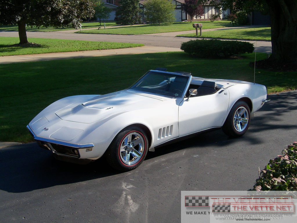 1968 Corvette Convertible Polar White