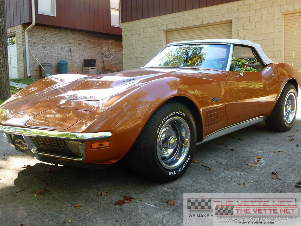 1971 Corvette Convertible Ontario Orange