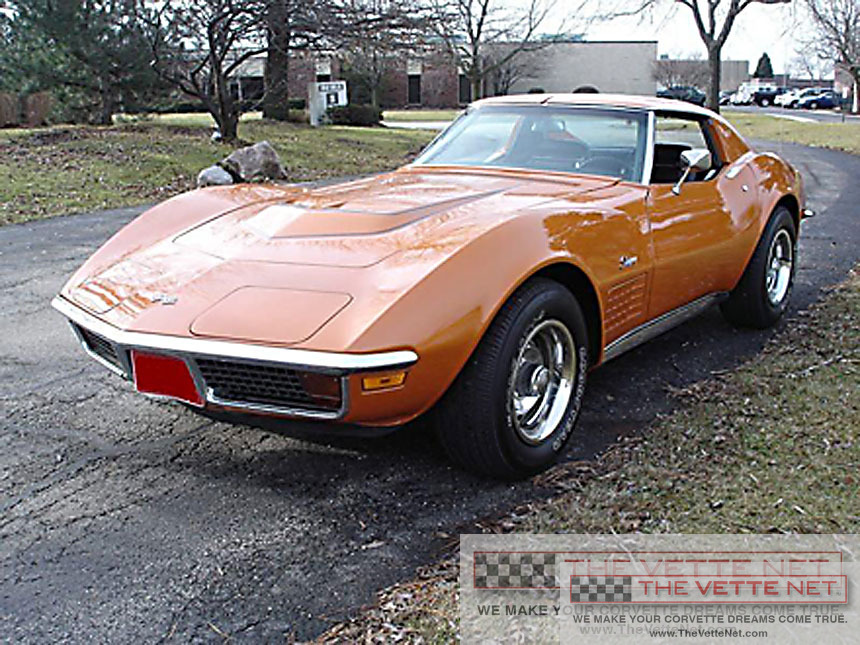 1972 Corvette T-Top Ontario Orange