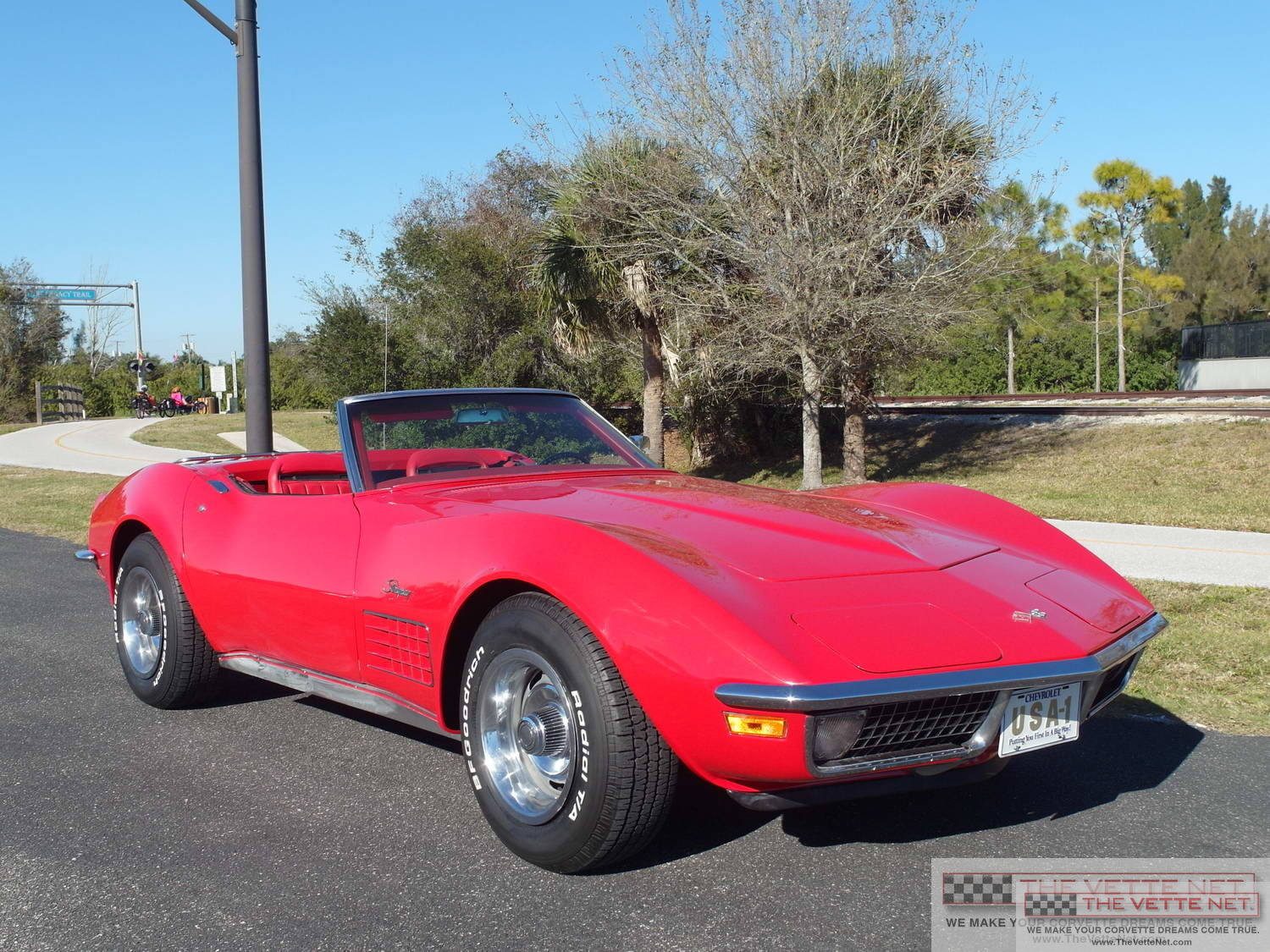 1971 Corvette Convertible Mille Miglia Red