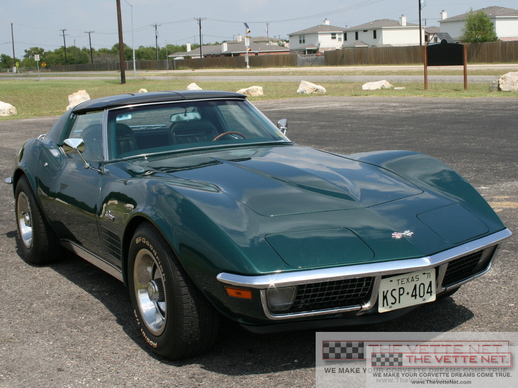 1971 Corvette T-Top Brands Hatch Green