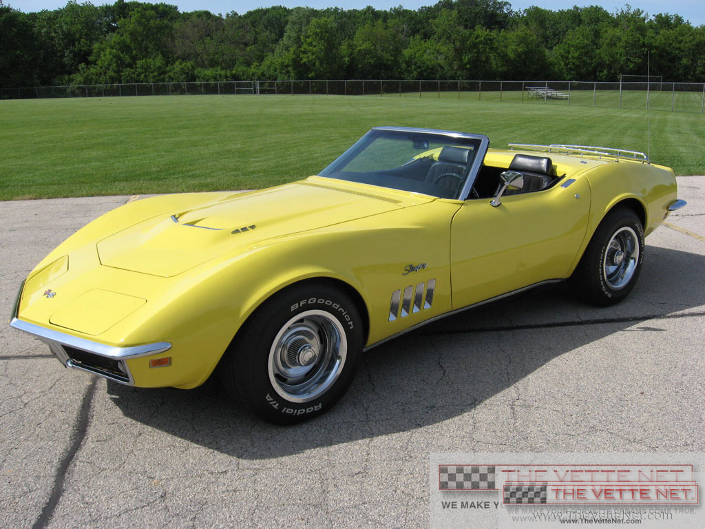 1969 Corvette Convertible Daytona Yellow