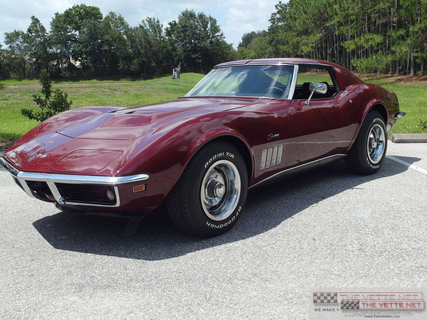 1969 Corvette T-Top Burgundy