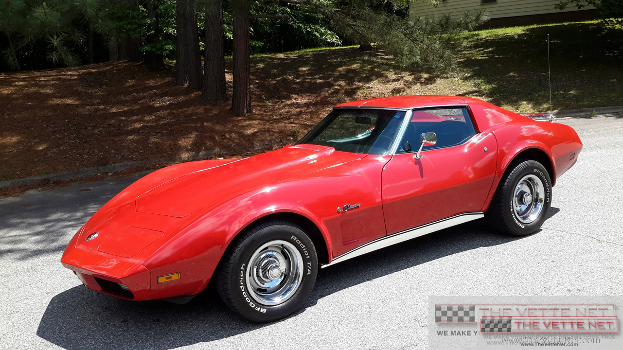 1974 Corvette T-Top Millie Miglia Red