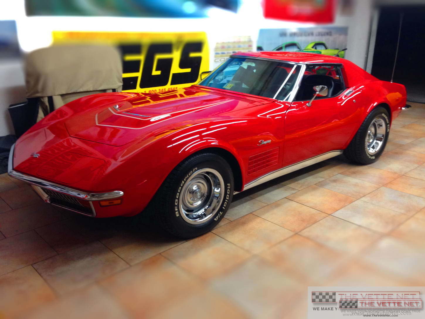 1972 Corvette T-Top Mile Miglia Red