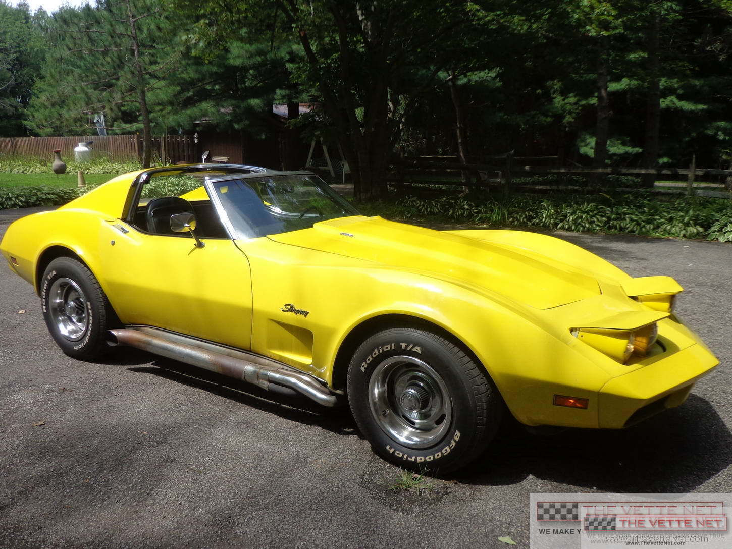 1974 Corvette T-Top Bright Yellow 56