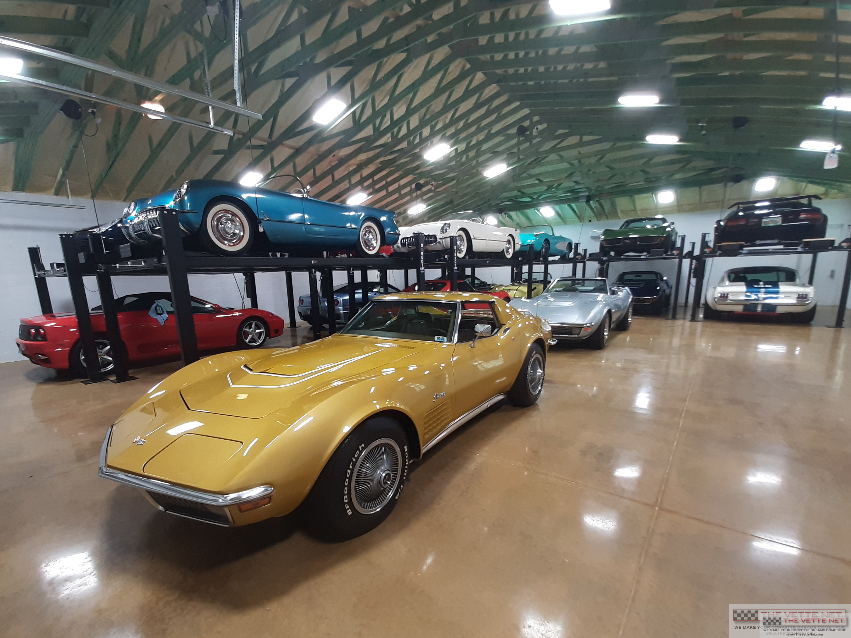 1971 Corvette T-Top Warbonnet Yellow