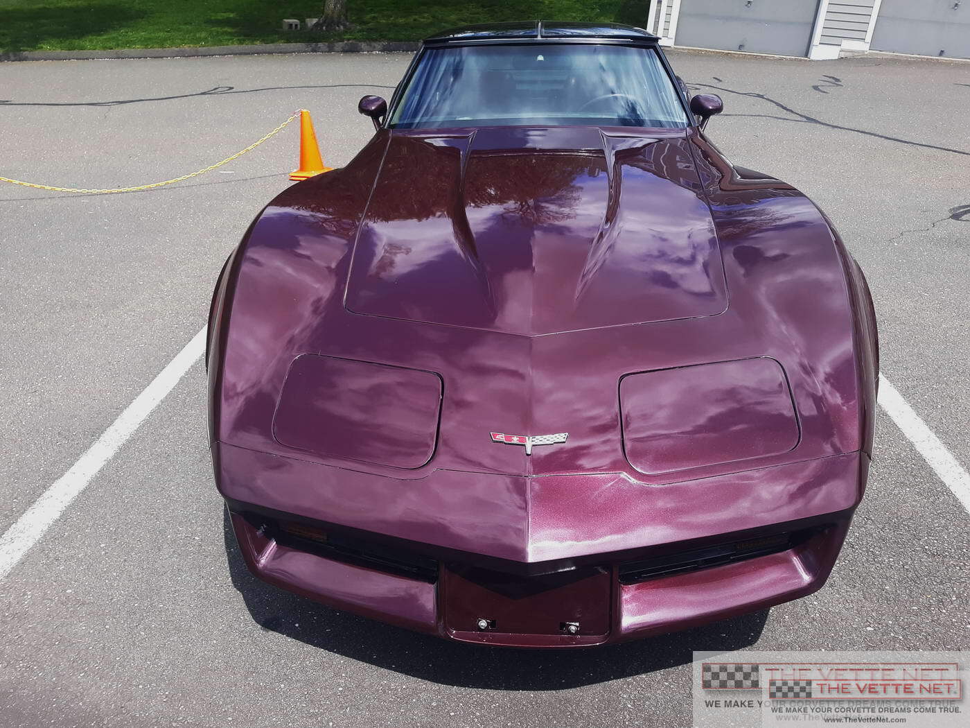 1980 Corvette T-Top Dark Claret Metallic