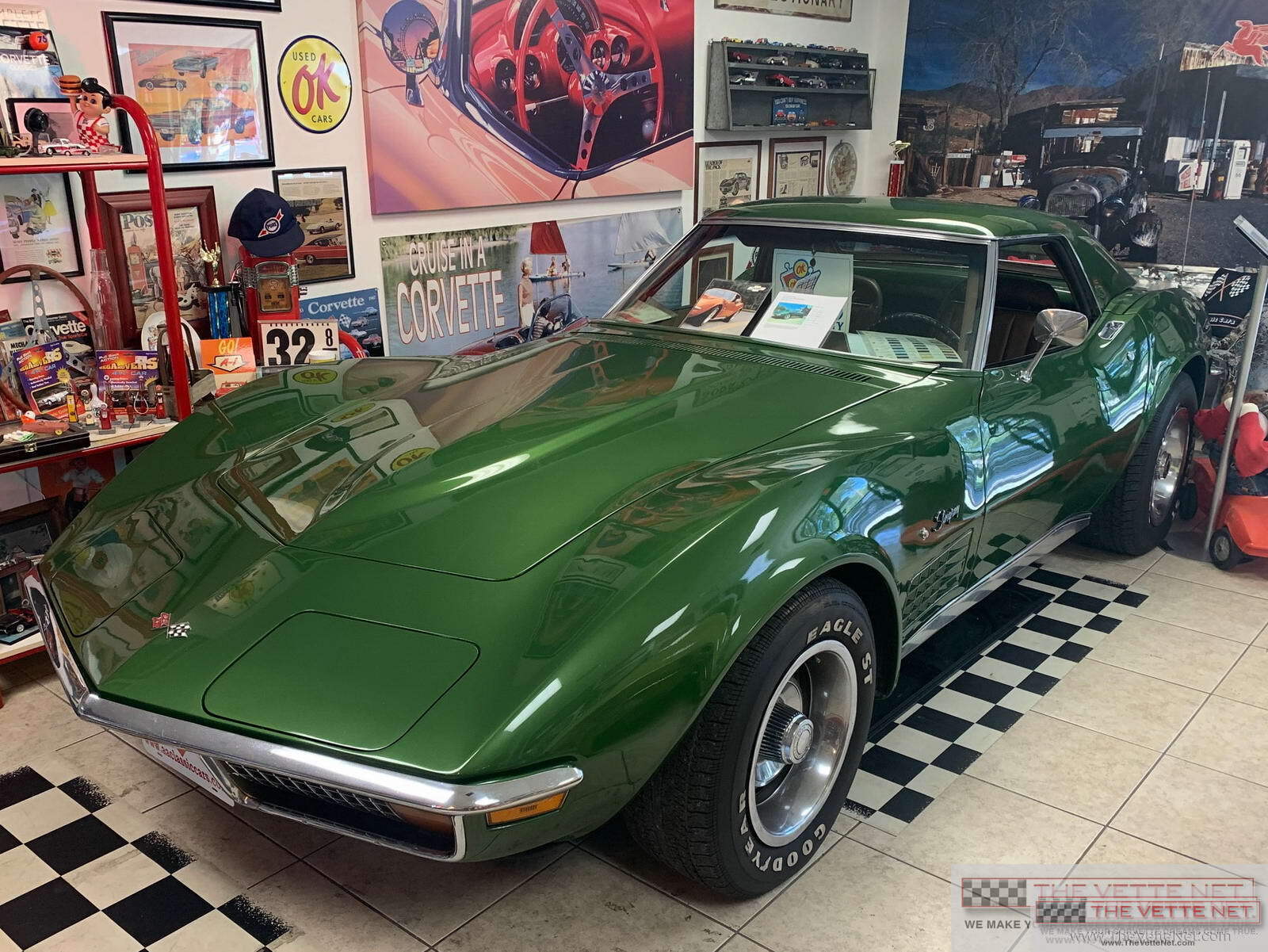 1972 Corvette Convertible Elkhart Green