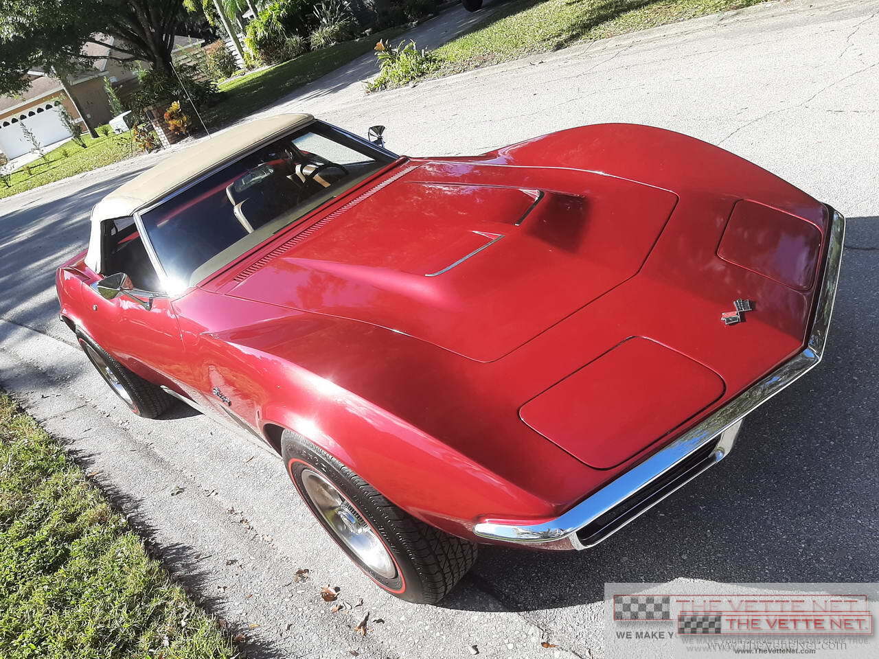1969 Corvette Convertible Dark Red Metallic