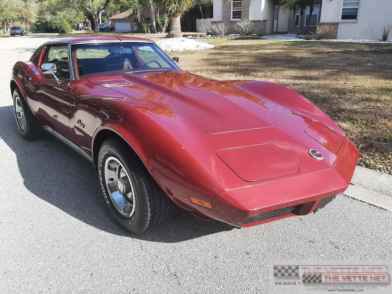 1974 Corvette T-Top Dark Red