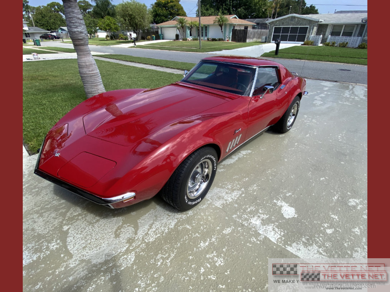 1969 Corvette T-Top Monza Red