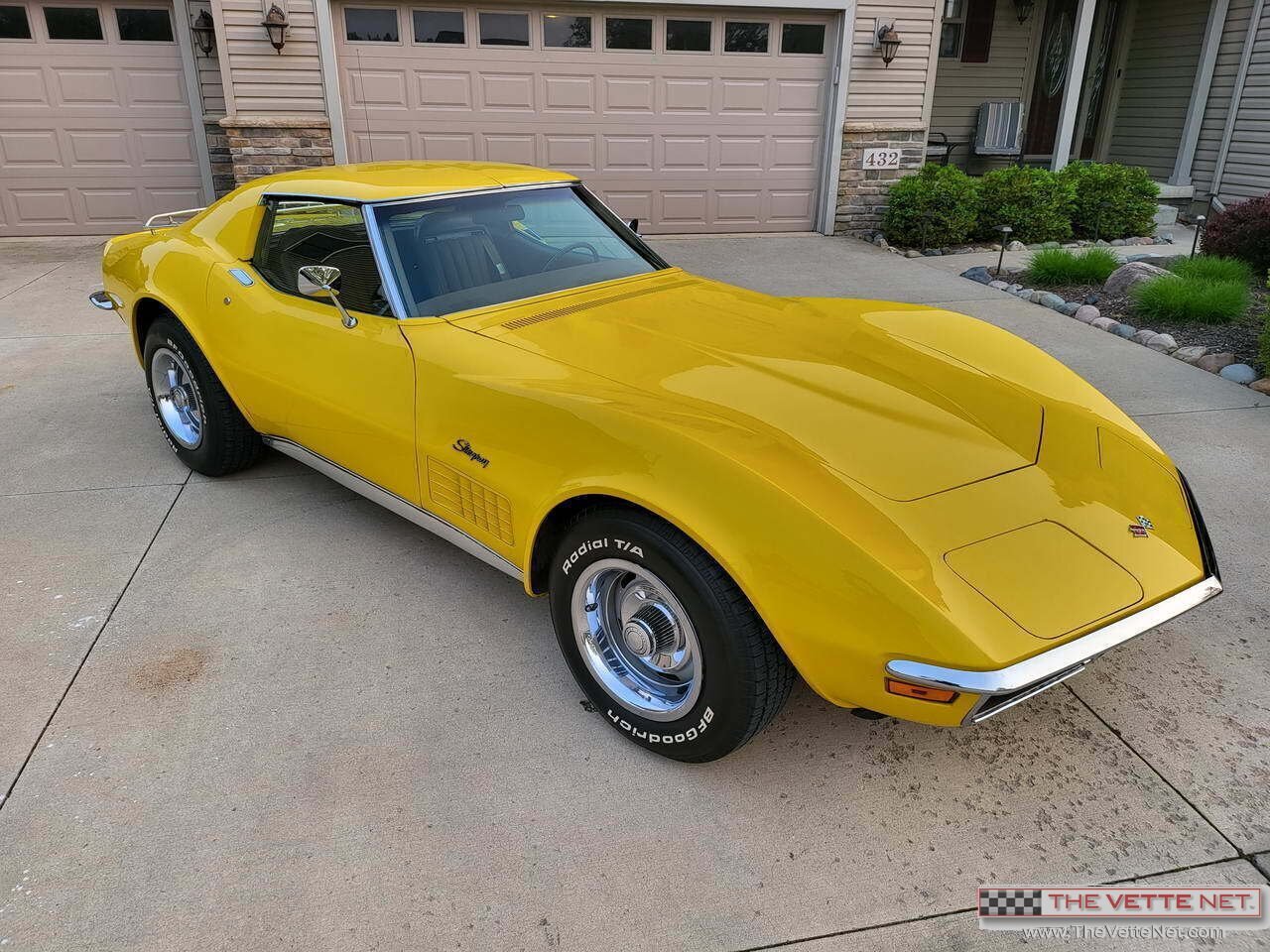 1972 Corvette Coupe Sunfire Yellow