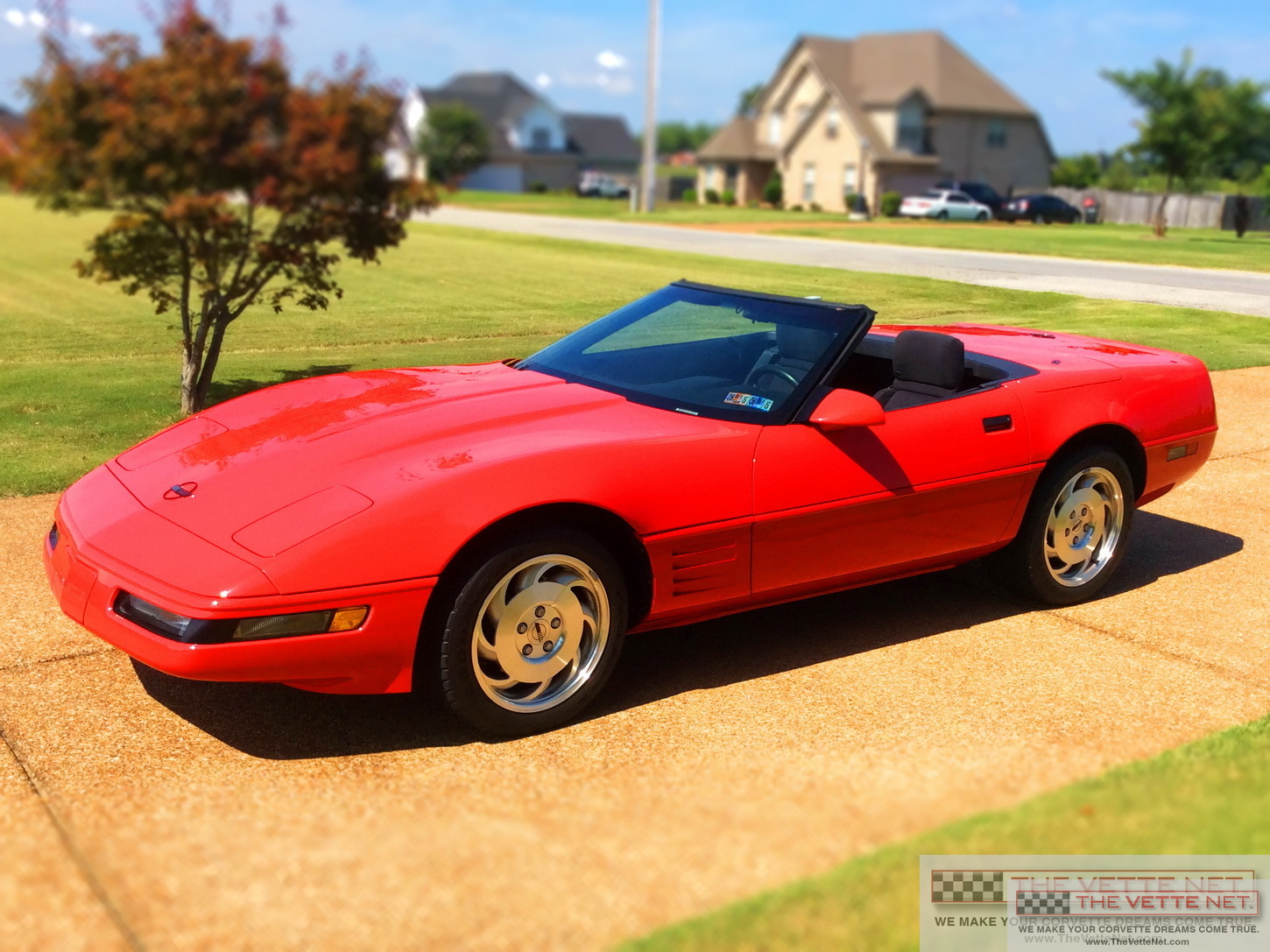 1993 Corvette Convertible Torch Red
