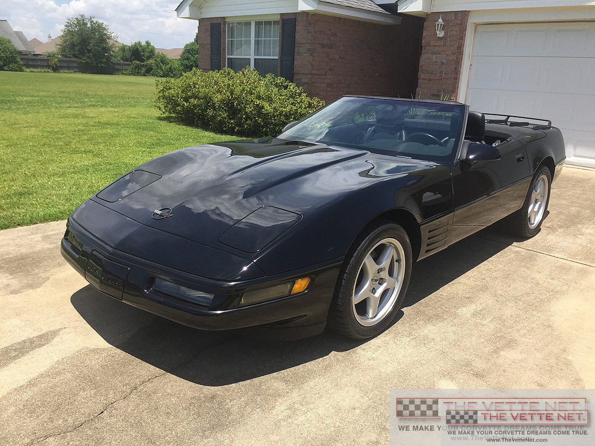1992 Corvette Convertible Black