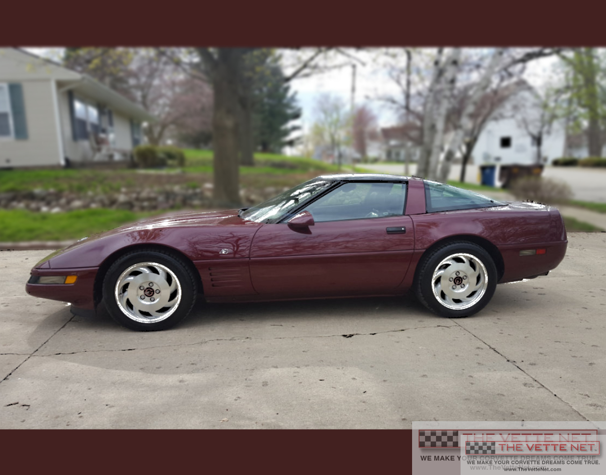 1993 Corvette Coupe Ruby Red Metallic