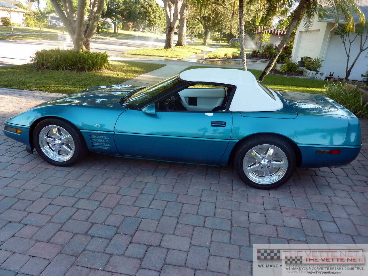 1993 Corvette Convertible Bright Aqua Metallic