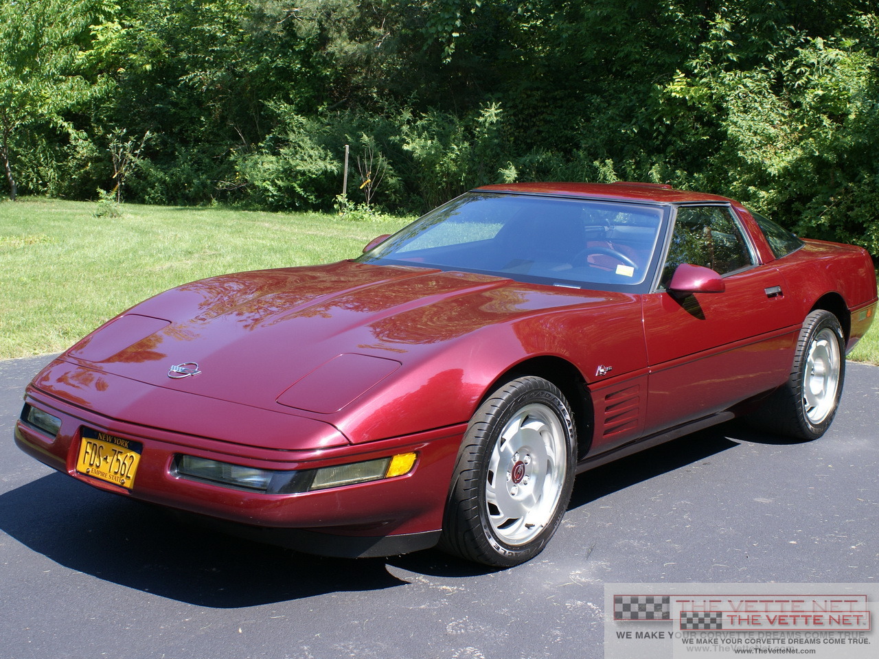1993 Corvette Coupe Ruby Red