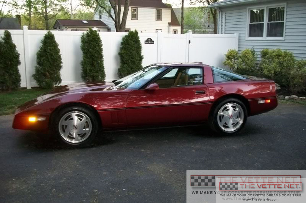 1988 Corvette Coupe Dark Red Metallic