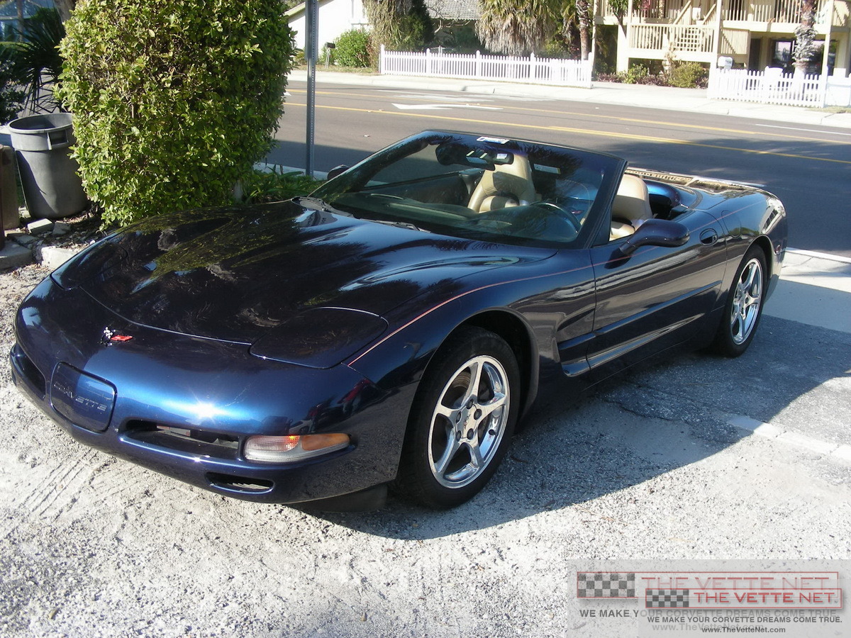 1999 Corvette Convertible Navy Blue Metallic
