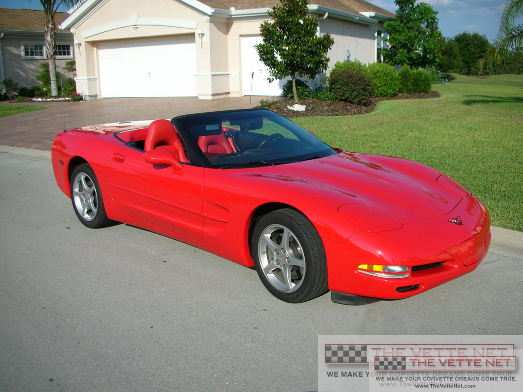 2002 Corvette Convertible Torch Red