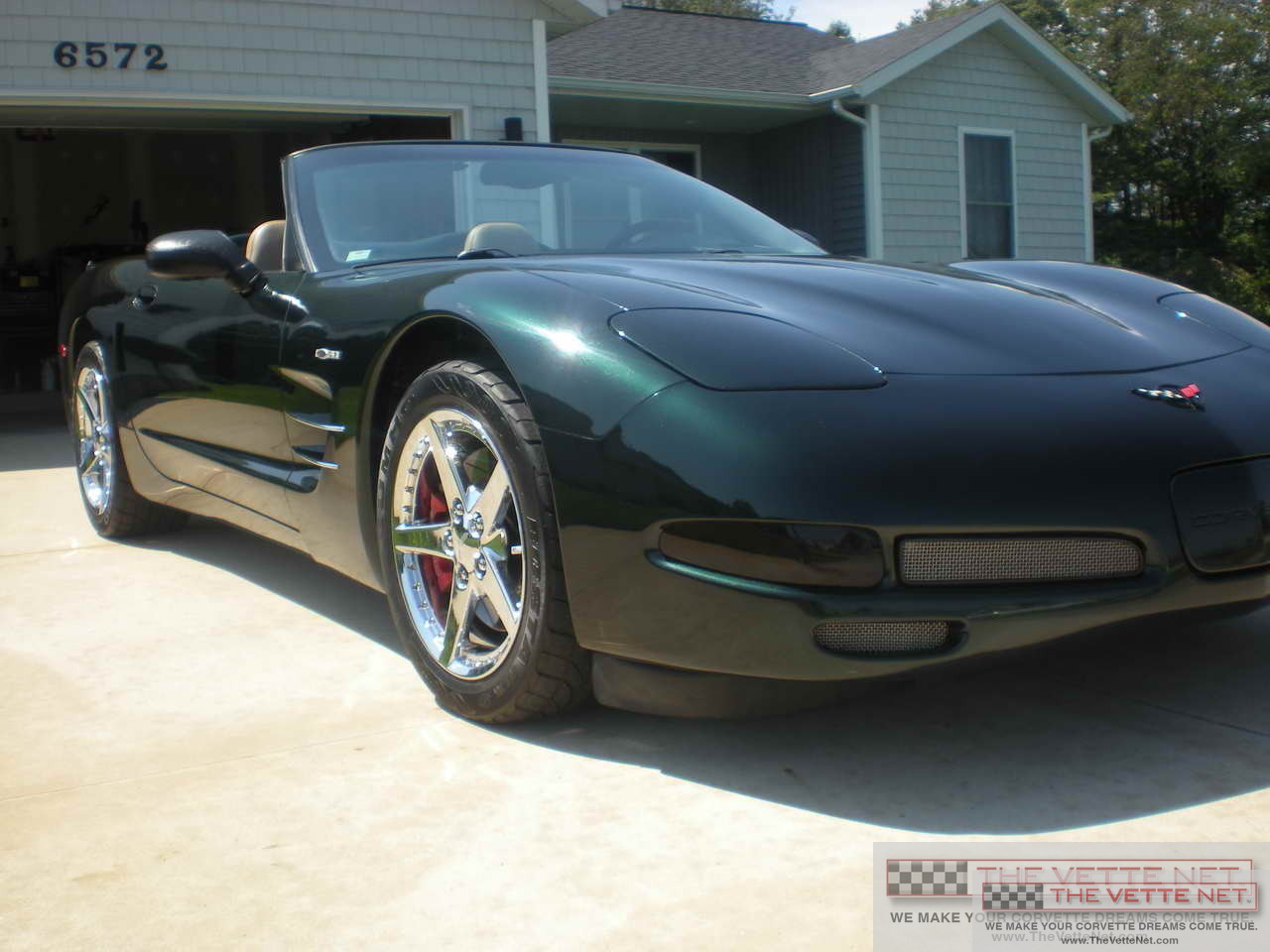 2001 Corvette Convertible Dark Bowling Green Metallic
